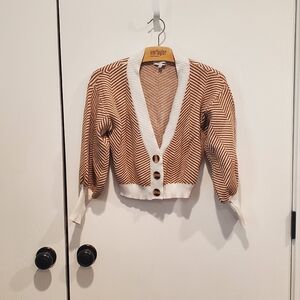 Crop top cardigan